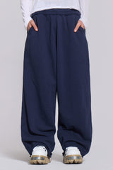 Navy Blue Baggy Monster Joggers