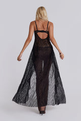 Astoria Bralette Lace Top in Leopard