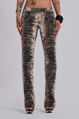 Leona Bootcut Cooper Jeans in Tiger