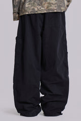 Black Parachute Cargo Pants