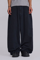 Black Pinstripe XL Colossus Jeans