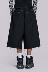 Studded Black XL Goliath Baggy Shorts