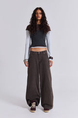 Washed Brown Colossus Jeans