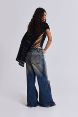 Vortex Baggy Flared Jeans
