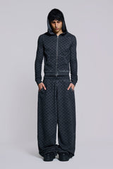 Checkerboard Mini Monster Hoodie