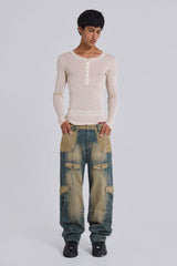 07 Contrast Cargo Jeans