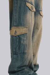 07 Contrast Cargo Jeans