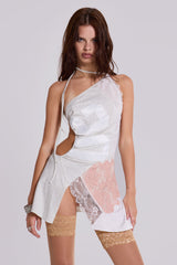 Adina Rework Asymmetric Backless Mini Dress