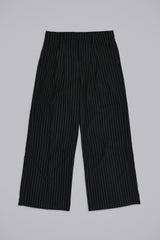 Black Pinstripe Goliath Suit Pants