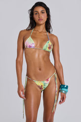 Melona Raw Edge Bikini Top
