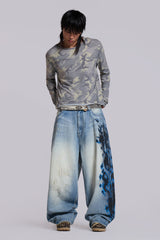 Light Wash Spike Airbrush XL Colossus Jeans