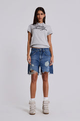 Mid Blue Revenge Jorts