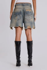 Dirty Bleach Revenge Jorts