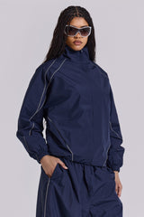 Navy Vapor Tracksuit Top