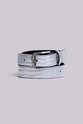 Silver Gator Belt