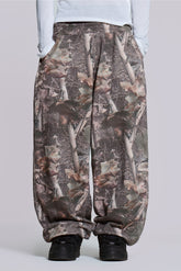 Woodland Camo Baggy Cuffed Monster Joggers