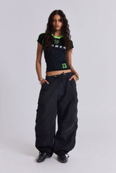 Black Parachute Cargo Pants
