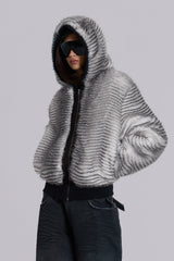 White Bear Faux Fur Jacket