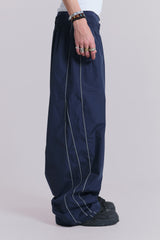 Navy Vapor Tracksuit Bottoms