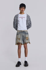 Dirty Bleach Revenge Jorts