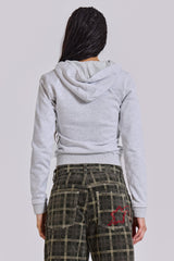 Grey Marl Military Monster Hoodie