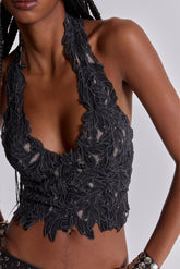 Roswen Embellished Corset Top