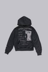 Open Casting Black Hoodie