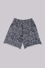 Airbrush Grey Leopard Monster Shorts