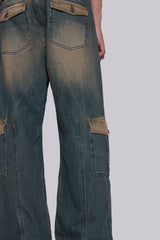 07 Contrast Cargo Jeans