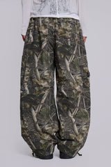 Woodland Camo Parachute Pants