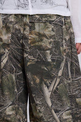 Woodland Camo Parachute Pants