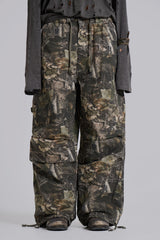 Woodland Camo Parachute Pants