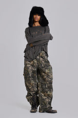 Woodland Camo Parachute Pants