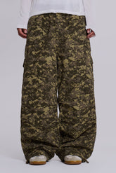 Digi Camo Ripstop Parachute Pants