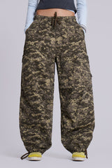 Digi Camo Ripstop Parachute Pants