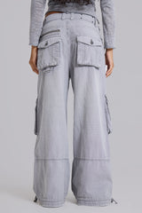 Washed Grey Decoy Cargos