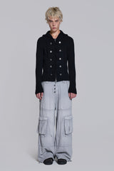 Washed Grey Decoy Cargos