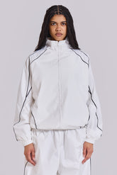 White Vapor Tracksuit Top