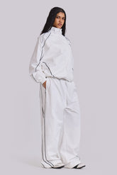 White Vapor Tracksuit Bottoms