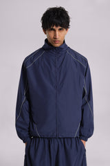 Navy Vapor Tracksuit Top