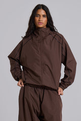 Brown Vapor Tracksuit Top