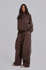 Brown Vapor Tracksuit Top