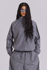 Grey Vapor Tracksuit Top