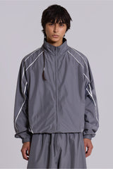 Grey Vapor Tracksuit Top
