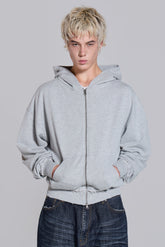 Grey Oversized Monster Hoodie