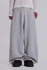 Grey Marl Baggy Monster Joggers