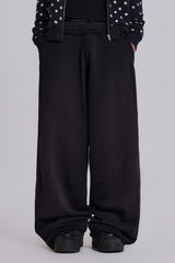 Black Baggy Monster Joggers