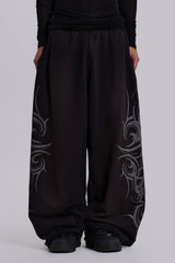 Black Baggy Blade Joggers