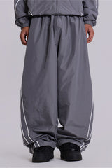 Grey Vapor Tracksuit Bottoms