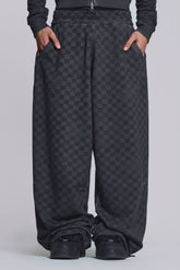 Checkerboard Baggy Monster Joggers